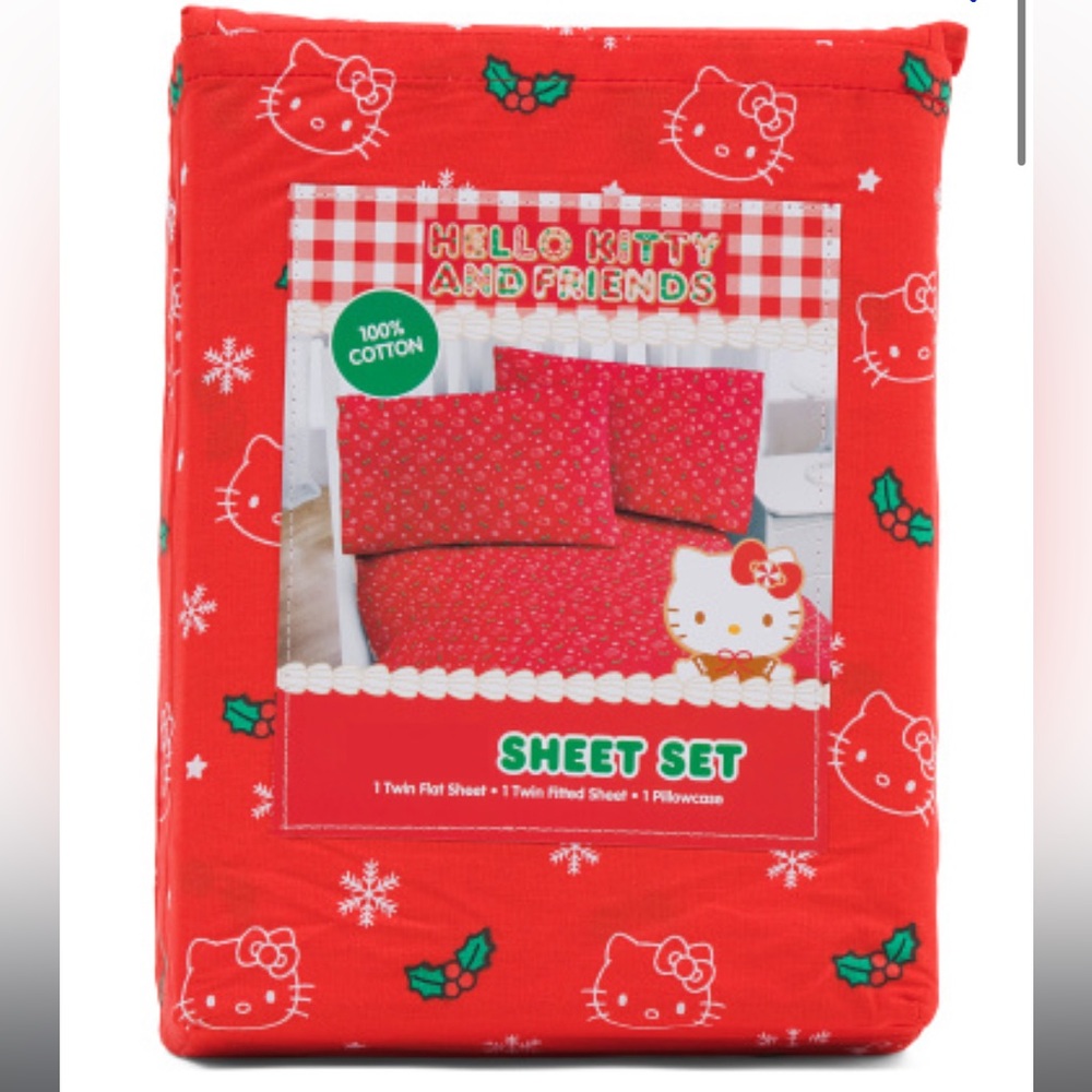 Hello Kitty Holly Sheet Set F